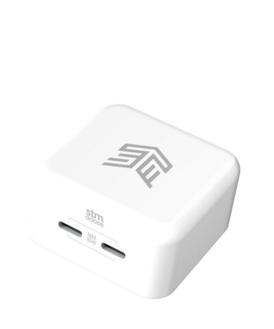 STM 35W Dual Port Power Adapter (US plug) - white