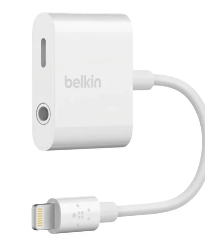 Belkin 3.5mm Audio + Charge Rockstar™ 3.5 MM AUDIO + LIGHTNING Charge Adapter