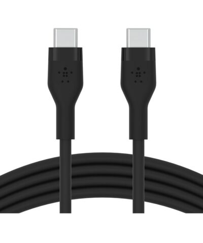 Alternative view of Belkin BOOST↑CHARGE™ DuraFlex Silicone Charge USB-C to USB-C Cable * 1 Meter - Black
