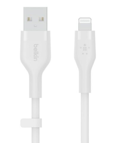 Belkin BOOSTCHARGE™ DuraSoft Silicone Charge USB-A to Lightning Cable * 1 Meter - White