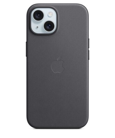 Apple iPhone 15 Plus FineWoven Case with MagSafe - Black