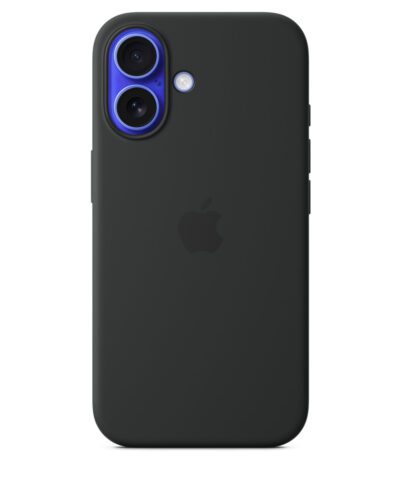 Apple iPhone 16 Silicone Case with MagSafe - Black