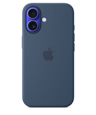 Apple iPhone 16 Plus Silicone Case with MagSafe - Denim