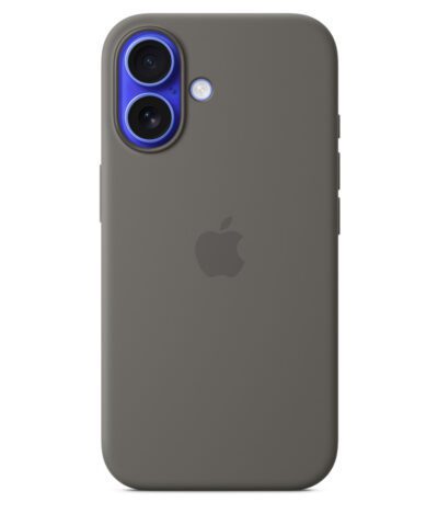 Apple iPhone 16 Plus Silicone Case with MagSafe - Stone Gray