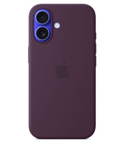 Apple iPhone 16 Plus Silicone Case with MagSafe - Plum