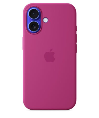 Apple iPhone 16 Plus Silicone Case with MagSafe - Fuchsia