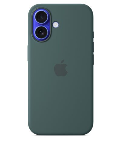 Apple iPhone 16 Plus Silicone Case with MagSafe - Lake Green