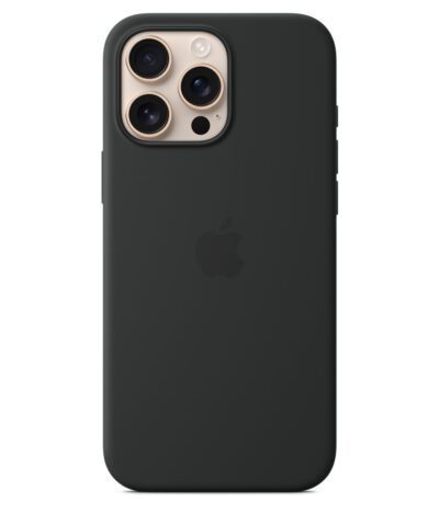 Apple iPhone 16 Pro Max Silicone Case with MagSafe - Black