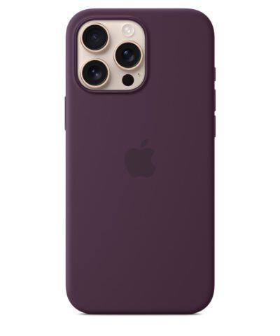 Apple iPhone 16 Pro Max Silicone Case with MagSafe - Plum