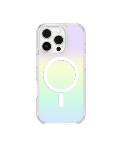 AMAZINGthing Casing for iPhone iPhone 16 Pro Minimal Magsafe Drop proof case- Rainbow
