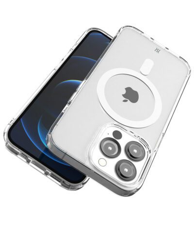 Alternative view of Power Support Casing for iPhone 15 Pro (6.1 inch) Air Jacket Max Hybrid- Clear