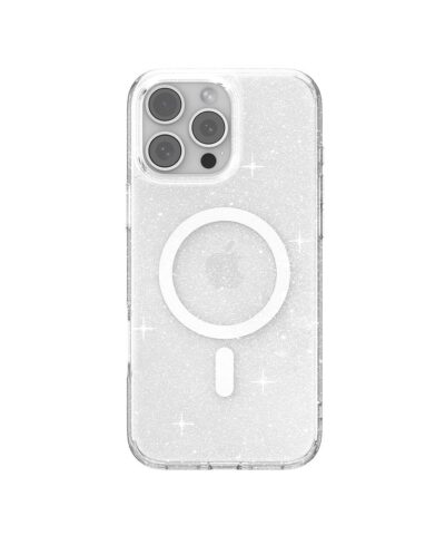 JTLEGEND Casing for iPhone 16 Pro Max (6.9 inch) Glitter Mag Hybrid Cushion Case - Crystal
