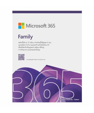 Microsoft Office 365 Family English APAC Subscr 1YR Medialess FY25H2 (EP2-36878)