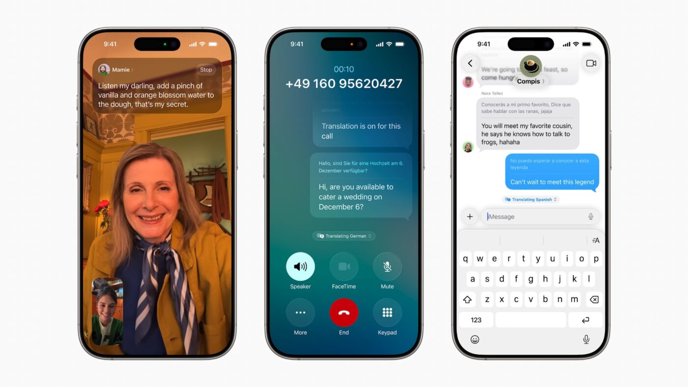 iOS 26 Apple Intelligence ฟีเจอร์ใหม่ Live Translation