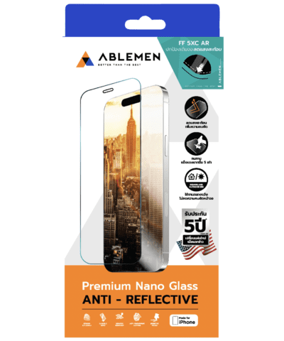 ฟิลม์ Ablemen FF 5XC AR Nano Glass Apple iPhone 17 Pro Max / เก็บใบเสร็จเพื่อรับประกัน