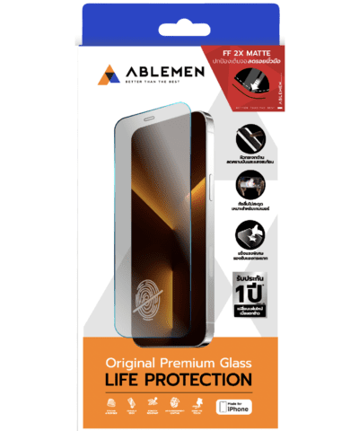 ฟิลม์ Ablemen FF 2X MT Apple iPhone 17 Pro Max / เก็บใบเสร็จเพื่อรับประกัน