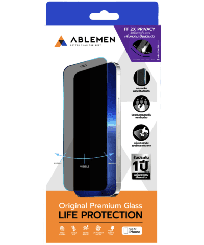 ฟิลม์ Ablemen FF 2X PV Apple iPhone 17 Pro Max / เก็บใบเสร็จเพื่อรับประกัน