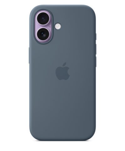 เคสซิลิโคน Apple iPhone 17 Silicone Case with MagSafe - Anchor Blue