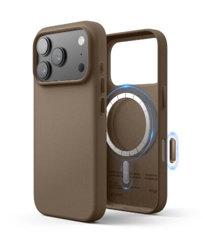 เคส Magnetic Leather case for iPhone 17 Pro (6.3 inch) - Taupe
