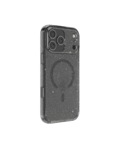 เคส JTLEGEND Casing for iPhone 17 Pro Max (6.9 inch) Glitter Hybrid Cushion Mag Case-G (Camera Contraol Button)- Crystal Black